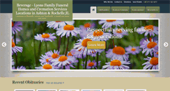 Desktop Screenshot of beveragelyonsfamilyfh.com